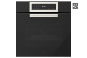 Piekarnik CLUSTER ATMOS 60cm, gotowanie na parze, Pizza, AirFry, czarne szkło