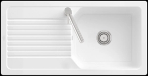 Zlewozmywak LINARA 60 MAN. weiss alpin CLASSICLINE