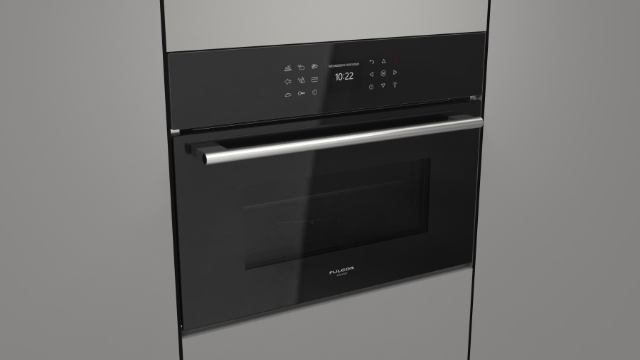 Mikrofala z funkcją piekarnika czarna
